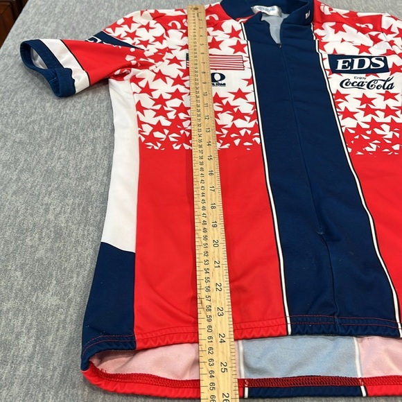 Men's Red Cycling Shirt - Picture 6 of 9